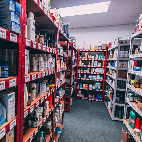 vue interieure Pharmacie de Brunehaut