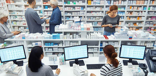 photo interieur pharmacie de Brunehaut